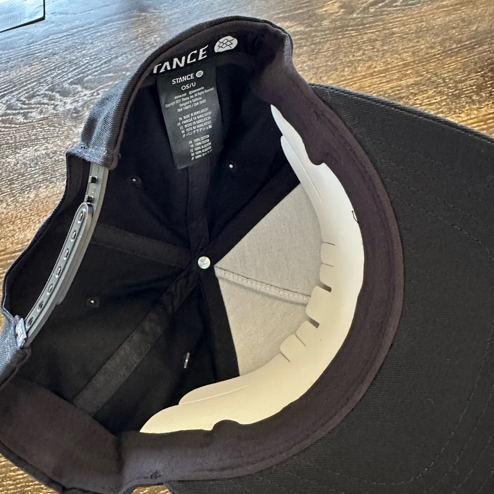 NWT!! Stance Classic Black SnapBack Hat - Picture 5 of 5